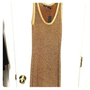 The Limited gold dress